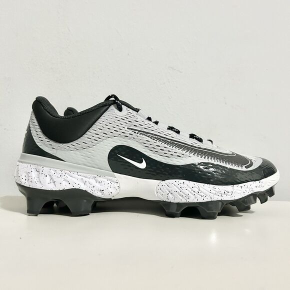Nike Alpha Huarache Elite 4 Low MCS “Black Grey” Men’s Size 11-12 Baseball Cleat - Picture 2 of 9